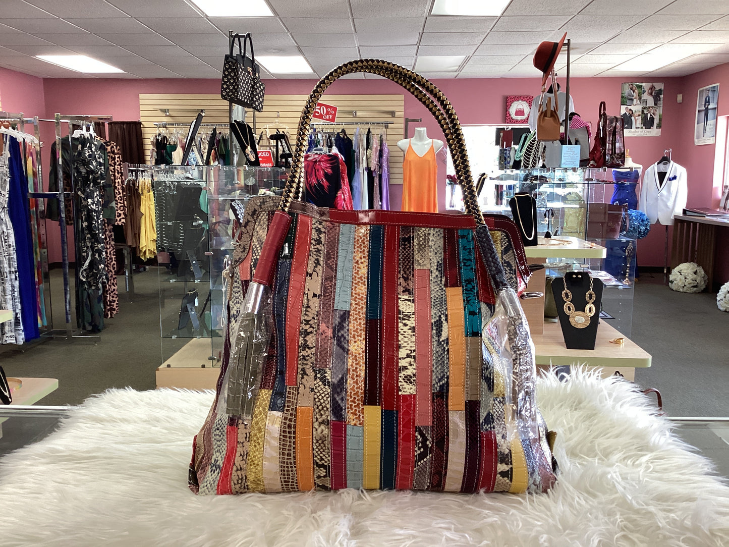 Vivid Elegance Tote Bag