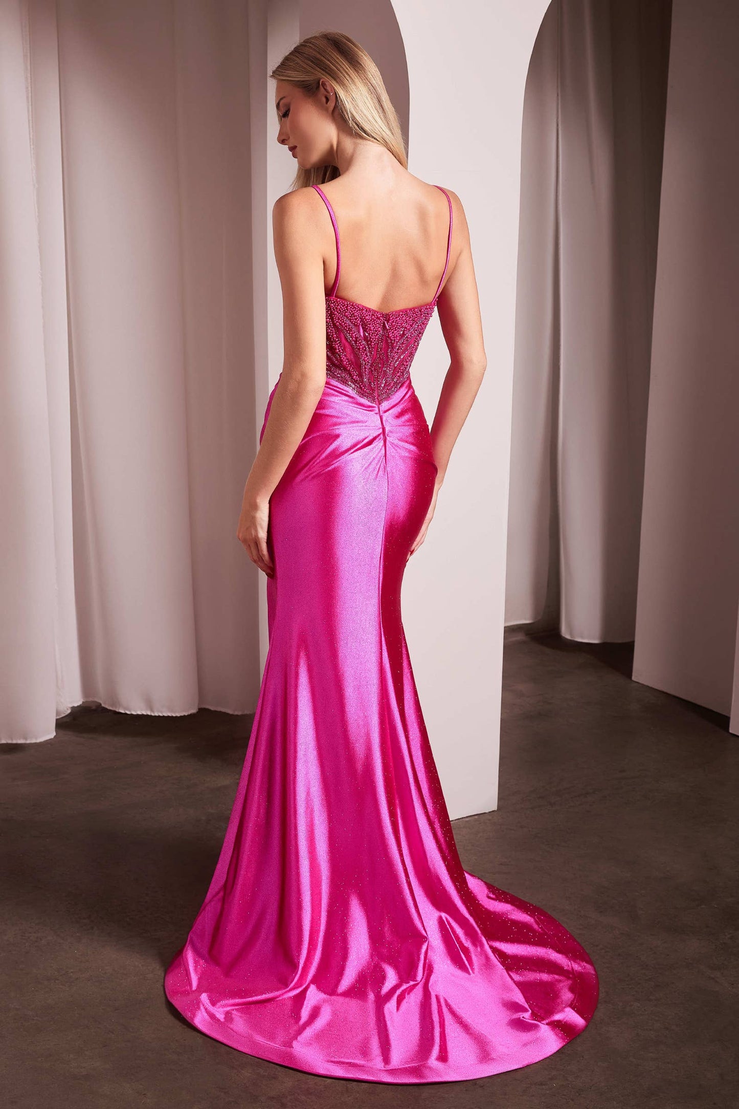 Ladivine CC0238 Embellished Fitted Dress