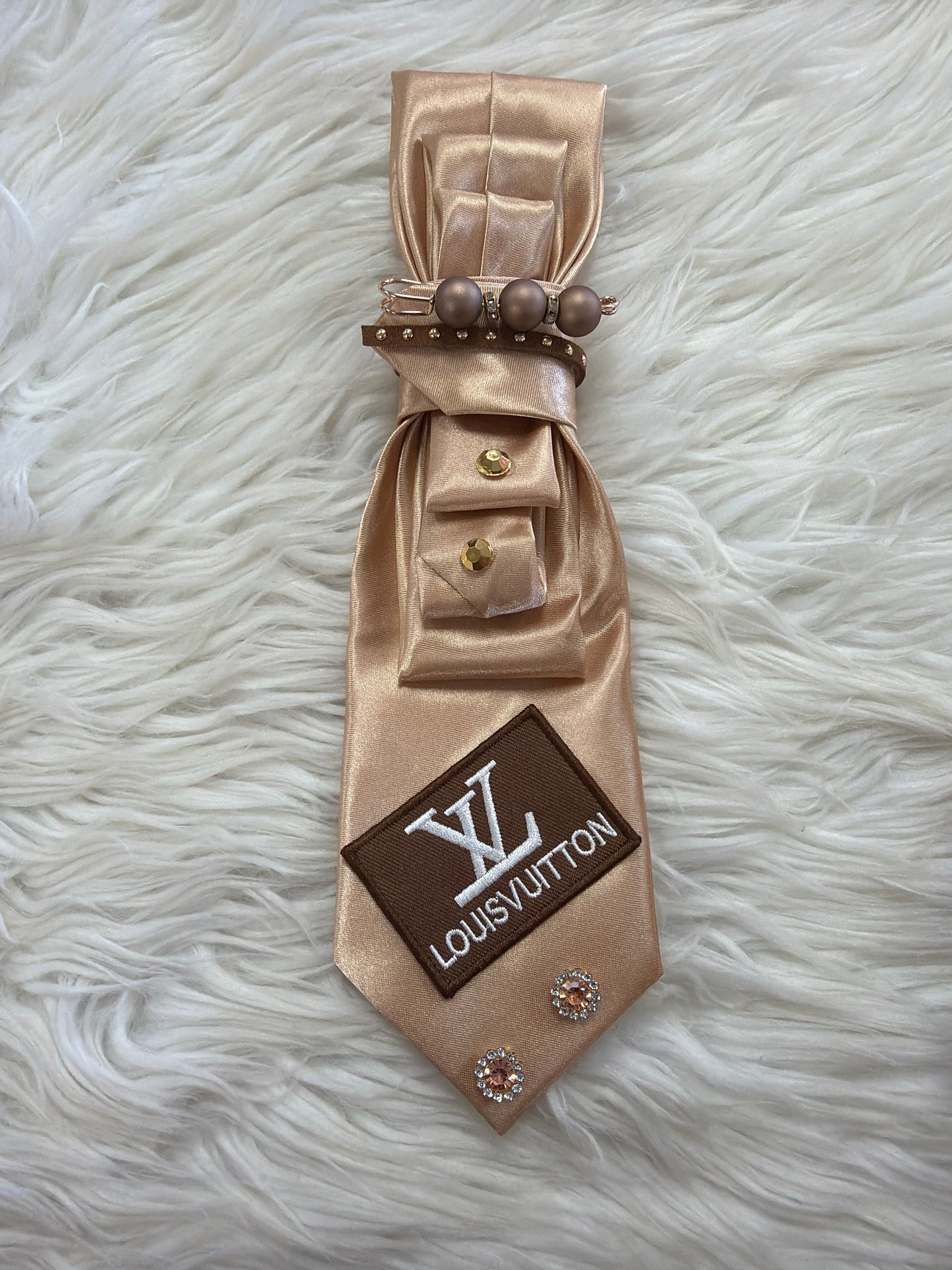Pretty Patched Knot Tie