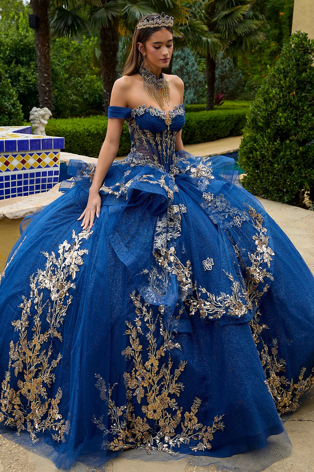 Stunning Embellished ball gown