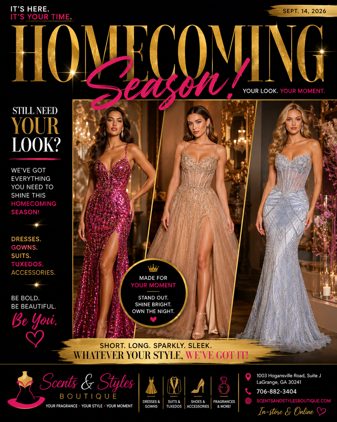 Homecoming Season Is Here! Still Need Your Look? 👑✨