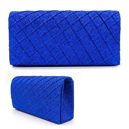 Glitter Quilted Pattern Evening Clutch BAG