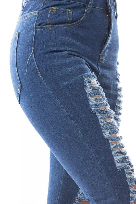 Sexy Shredded Denim Jeans