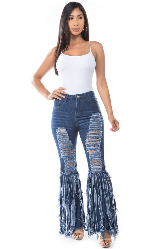 Sexy Shredded Denim Jeans