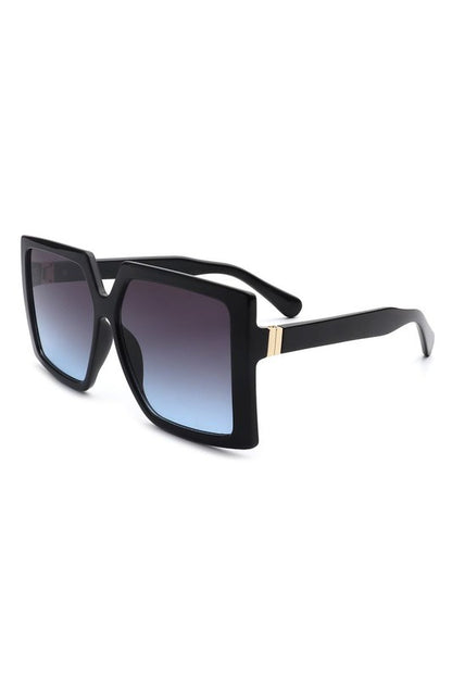 Women Square Retro Oversize Fashion Sunglasses