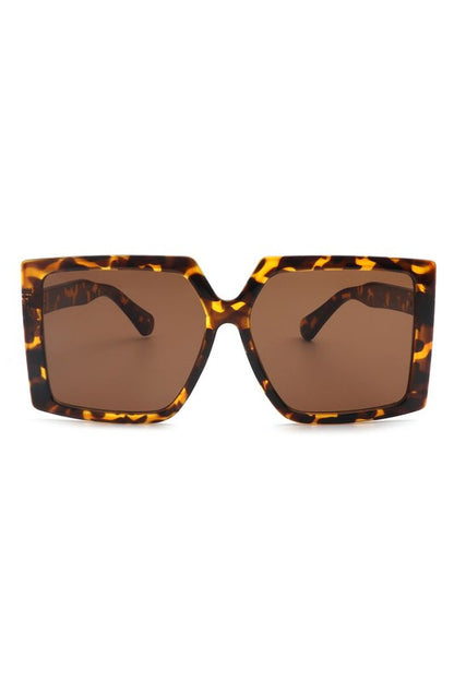 Women Square Retro Oversize Fashion Sunglasses