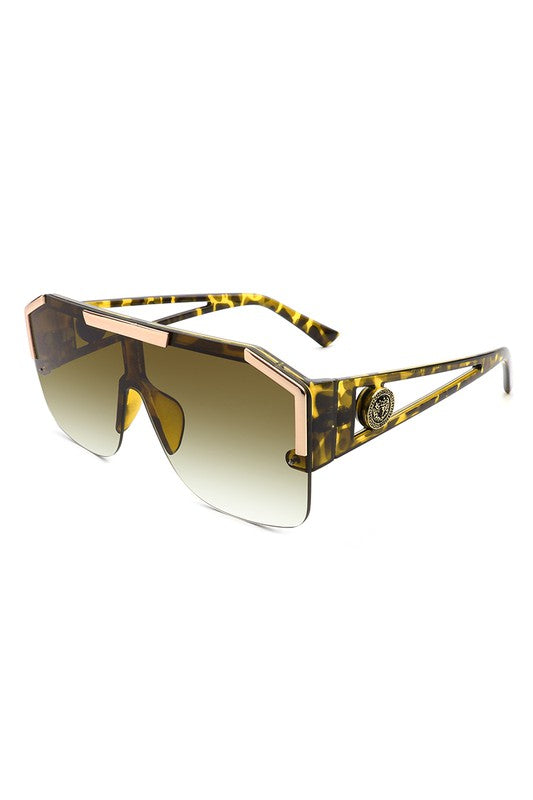 Square Oversize Retro Fashion Sunglasses