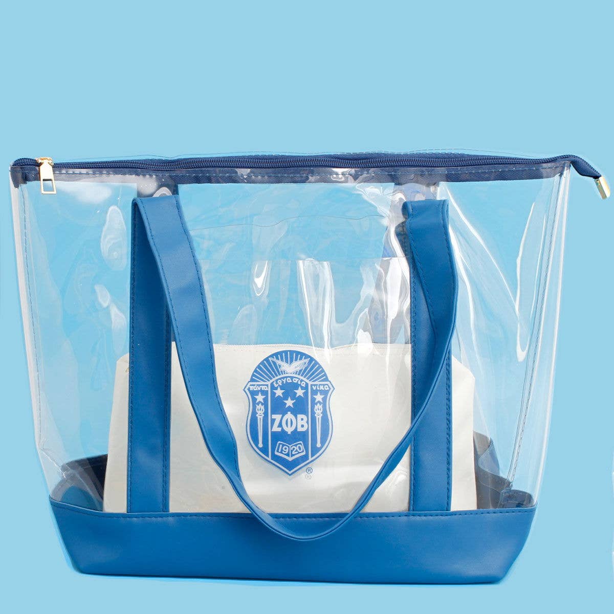 ZPB Sorority Clear Tote Bag