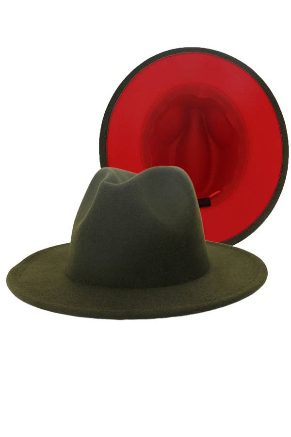 Two-tone Fedora Hat