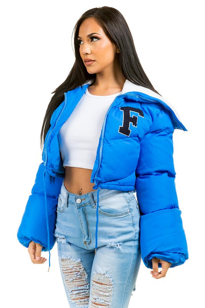 Blue Puffer Jacket