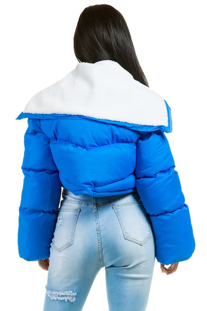 Blue Puffer Jacket