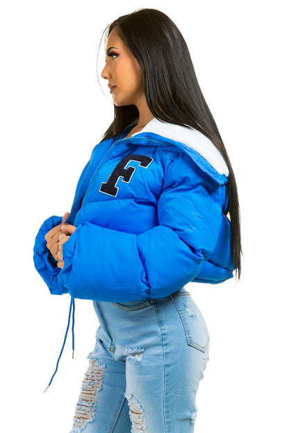 Blue Puffer Jacket