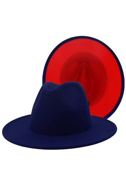 Two-tone Fedora Hat