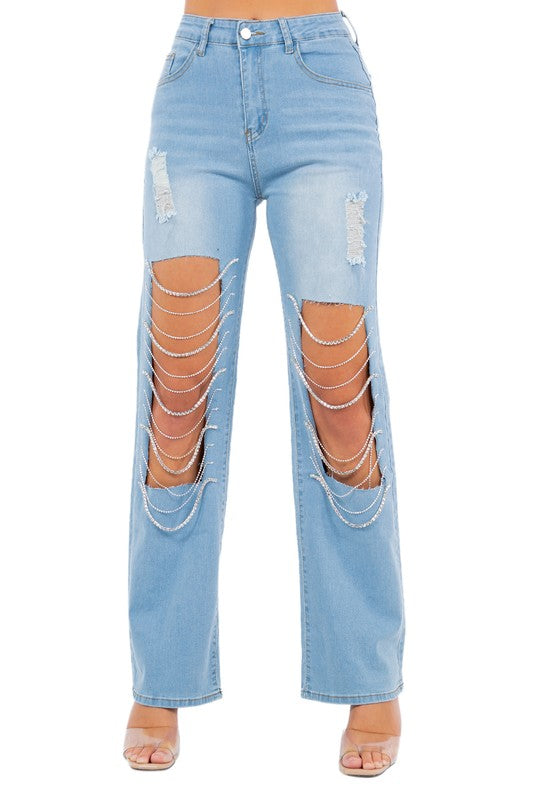 SEXY DENIM BOYFRIEND STYLE JEANS