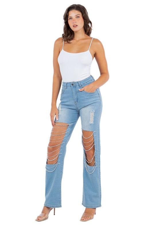 SEXY DENIM BOYFRIEND STYLE JEANS