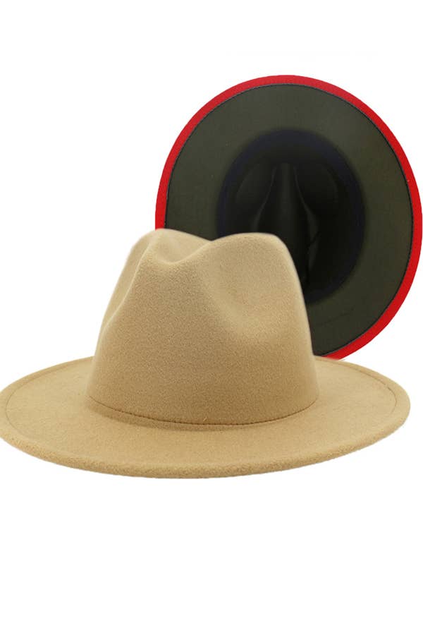 Two-tone Fedora Hat