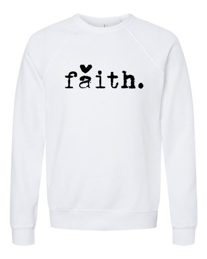 Faith Heart Premium Crewneck Sweatshirt