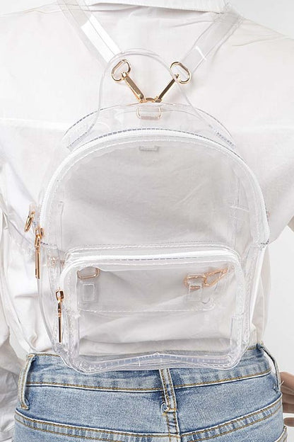 Transparent Cleared Stadium Small Backpack