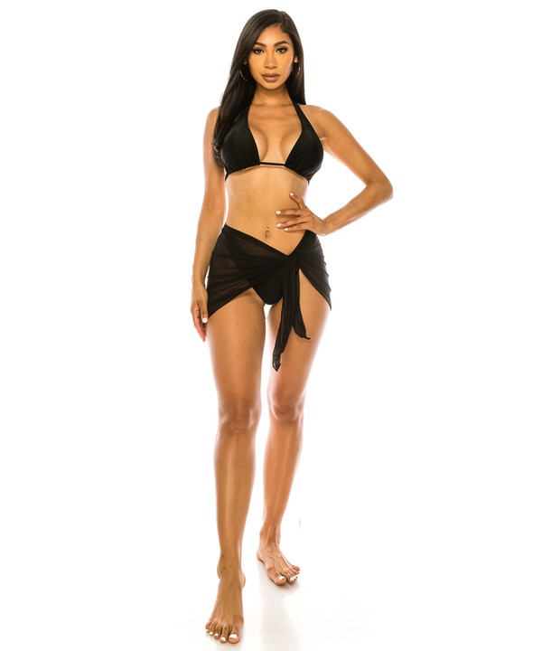 Three Piece Bikini Swimsuit