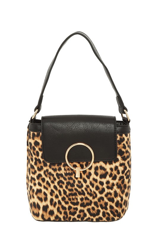 Leopard Print Crossbody Bag