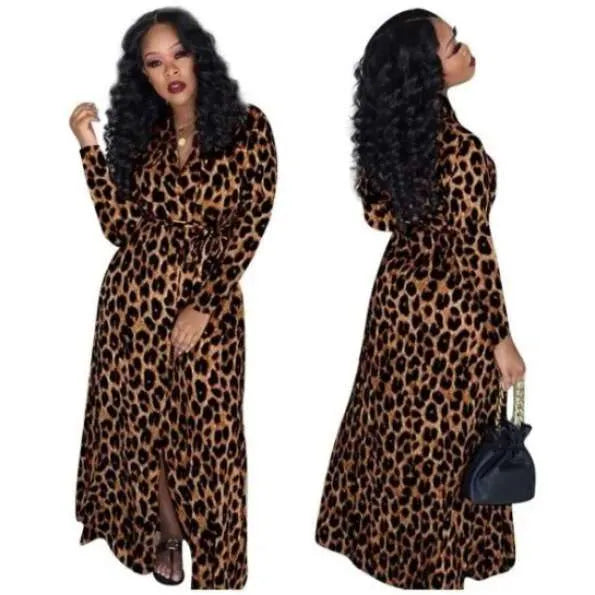 Leopard Duster Dress