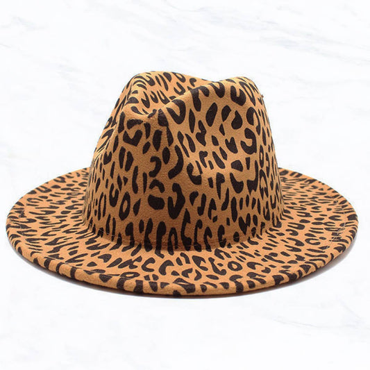 Leopard Print Fedora