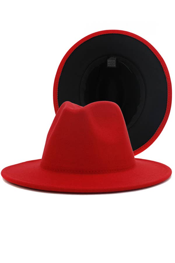 Two-tone Fedora Hat
