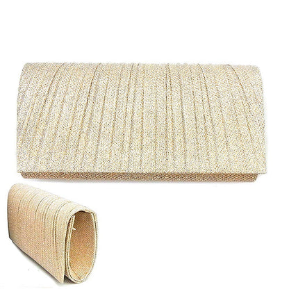 Glitter Texture Evening Bridal Prom Clutch Bag