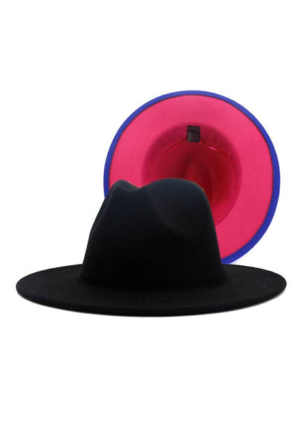 Two-tone Fedora Hat