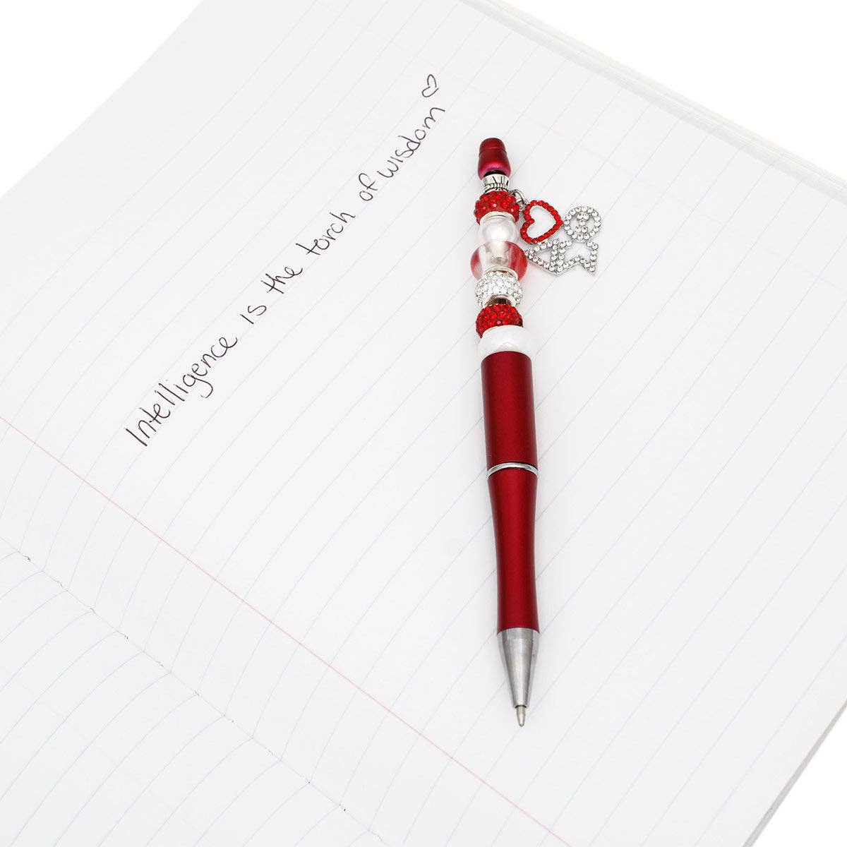 DST Sorority Bling Bead and Charm Pen