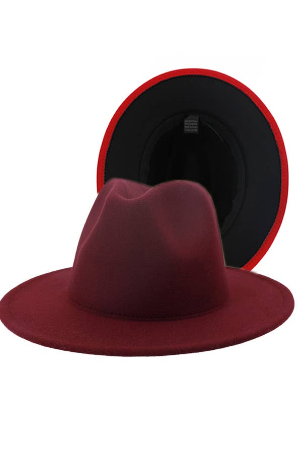 Two-tone Fedora Hat
