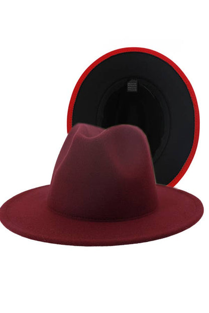 Two-tone Fedora Hat