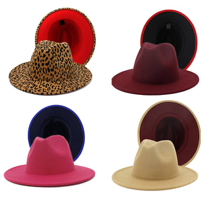 Two-tone Fedora Hat