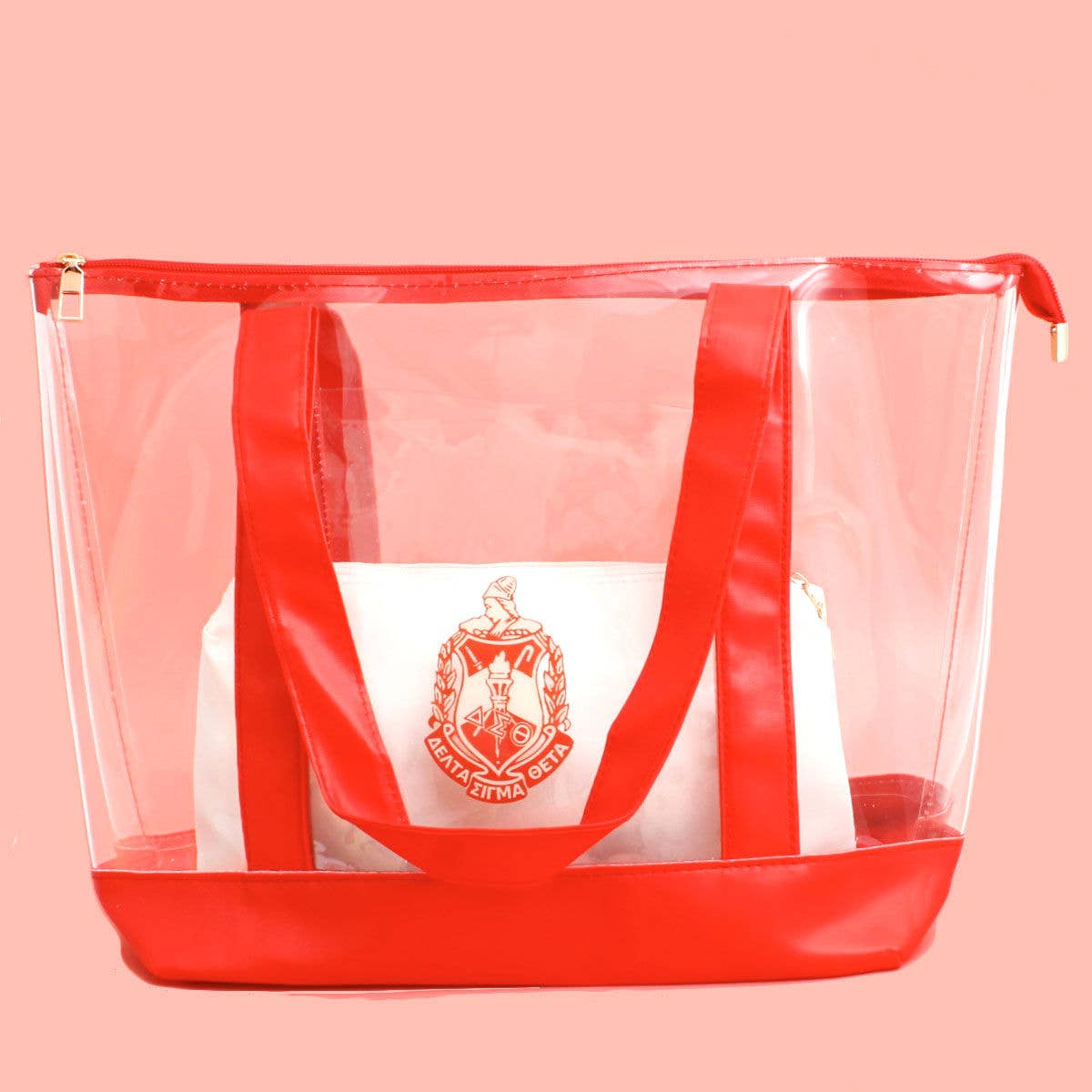 DST Sorority Clear Tote Bag