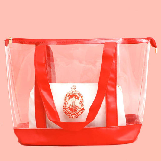 DST Sorority Clear Tote Bag