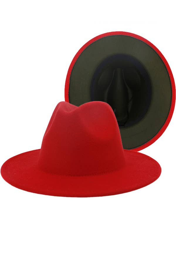 Two-tone Fedora Hat