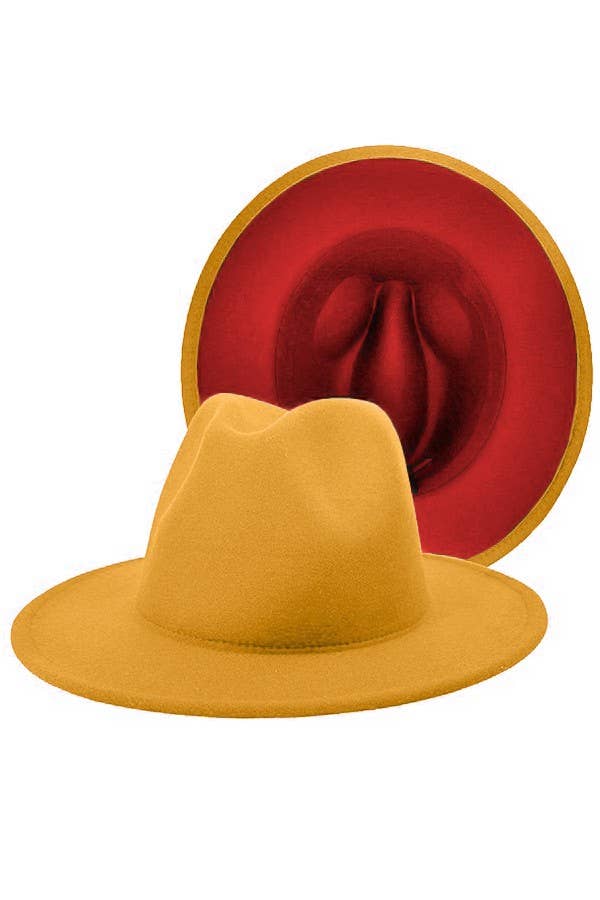 Two-tone Fedora Hat