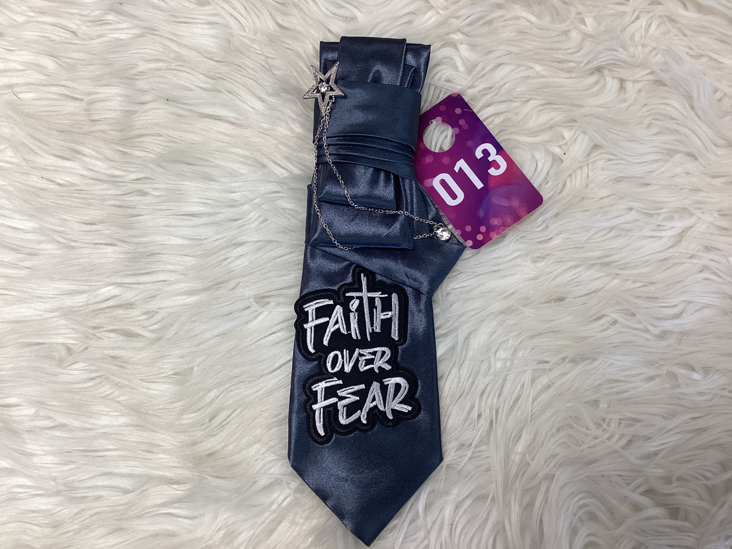Pretty Patched Knot Tie