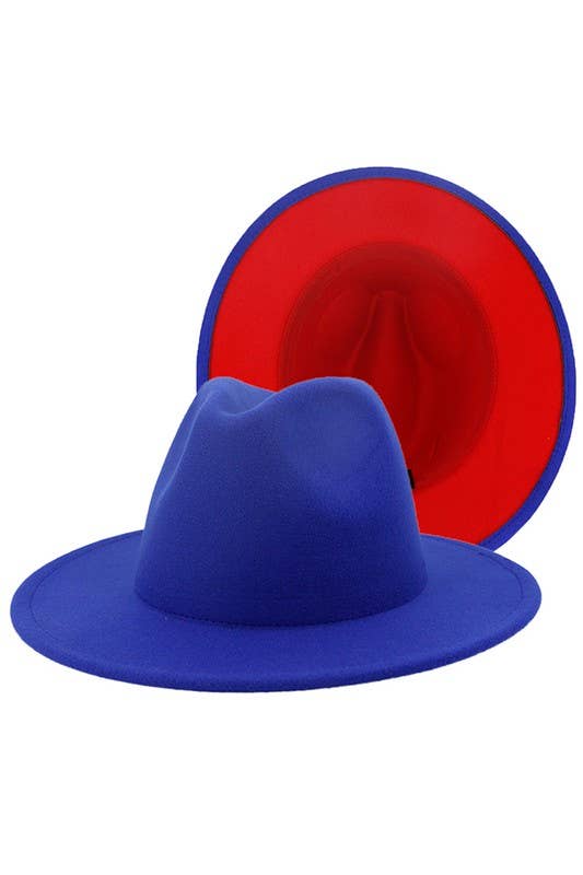 Two-tone Fedora Hat
