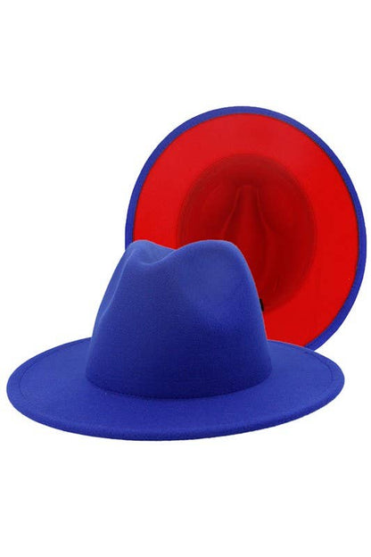 Two-tone Fedora Hat