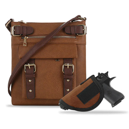 HANNAH CONCEALED CARRY LOCK AND KEY CROSSBODY