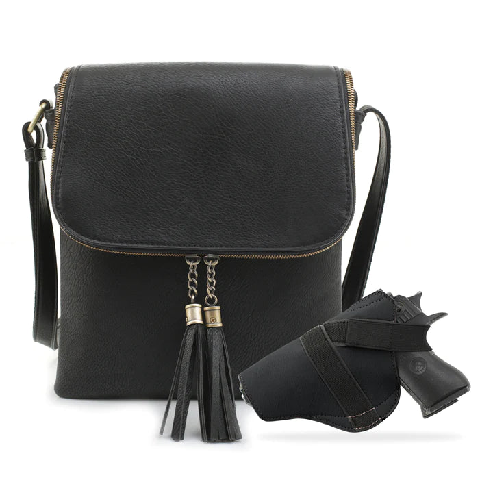 ELLA CONCEALED CARRY LOCK AND KEY CROSSBODY