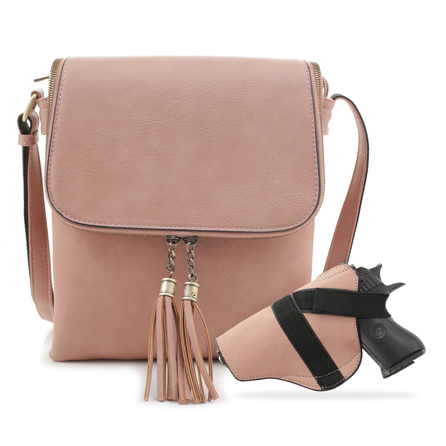 ELLA CONCEALED CARRY LOCK AND KEY CROSSBODY