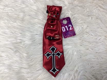 Pretty Patched Knot Tie