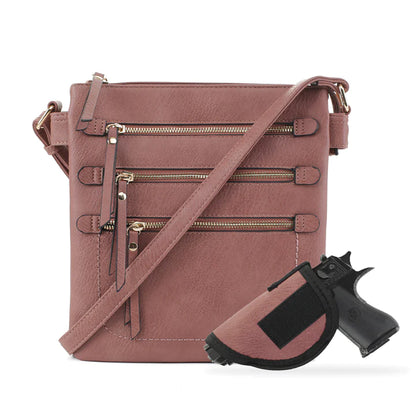 PIPER CONCEALED CARRY LOCK AND KEY CROSSBODY