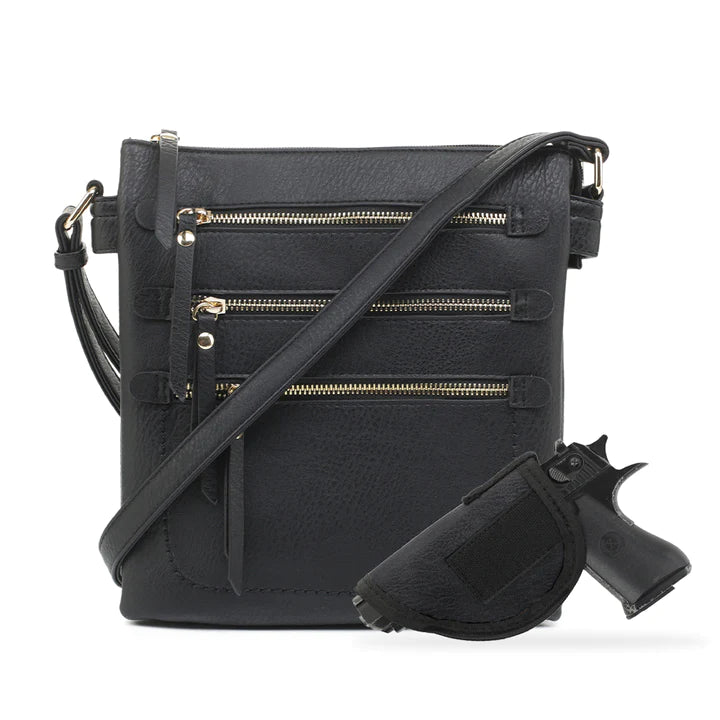 PIPER CONCEALED CARRY LOCK AND KEY CROSSBODY