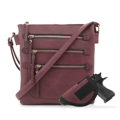 PIPER CONCEALED CARRY LOCK AND KEY CROSSBODY