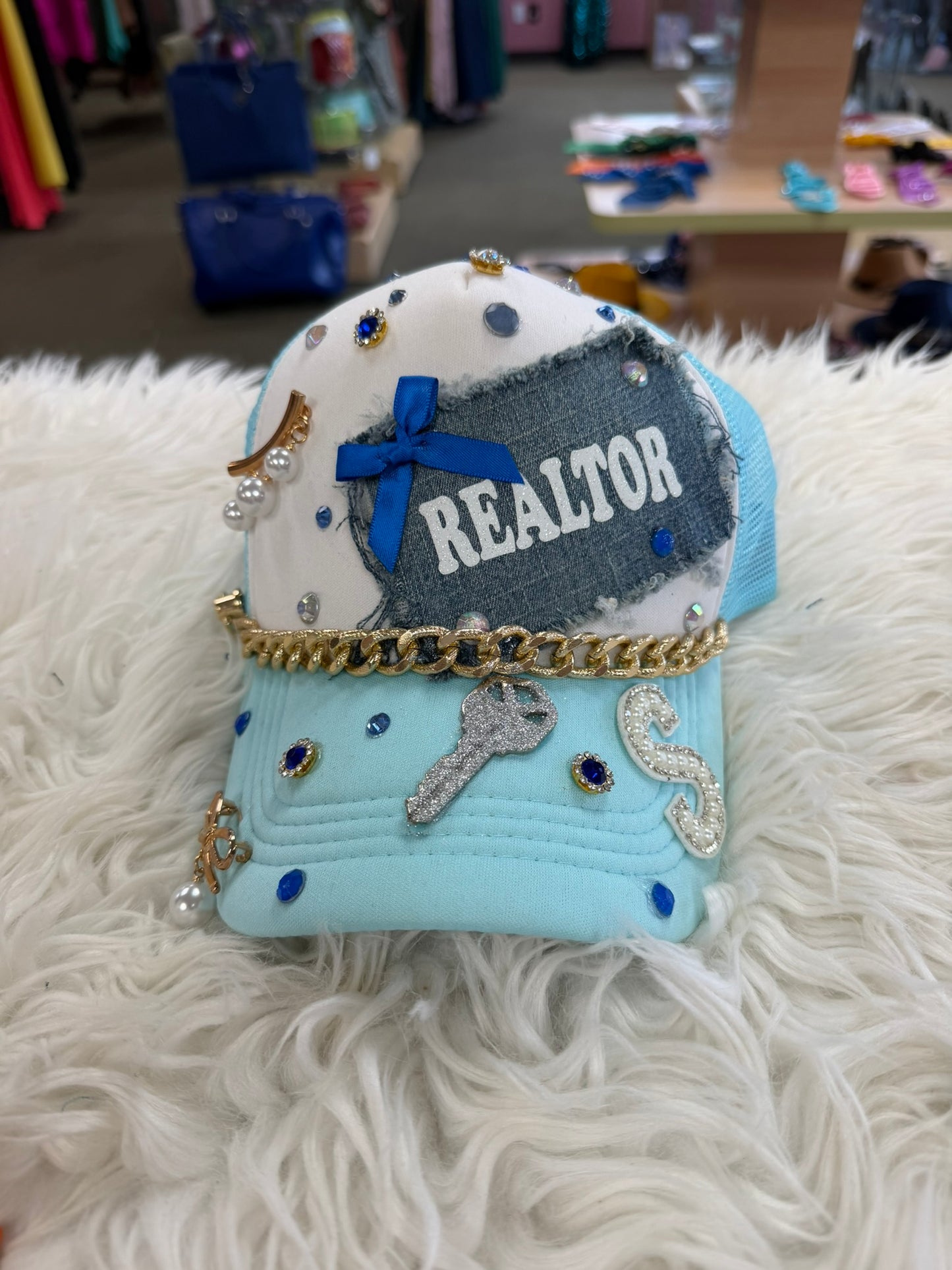 One-of-a-kind Junk Trucker Hats