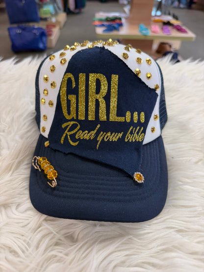 One-of-a-kind Junk Trucker Hats