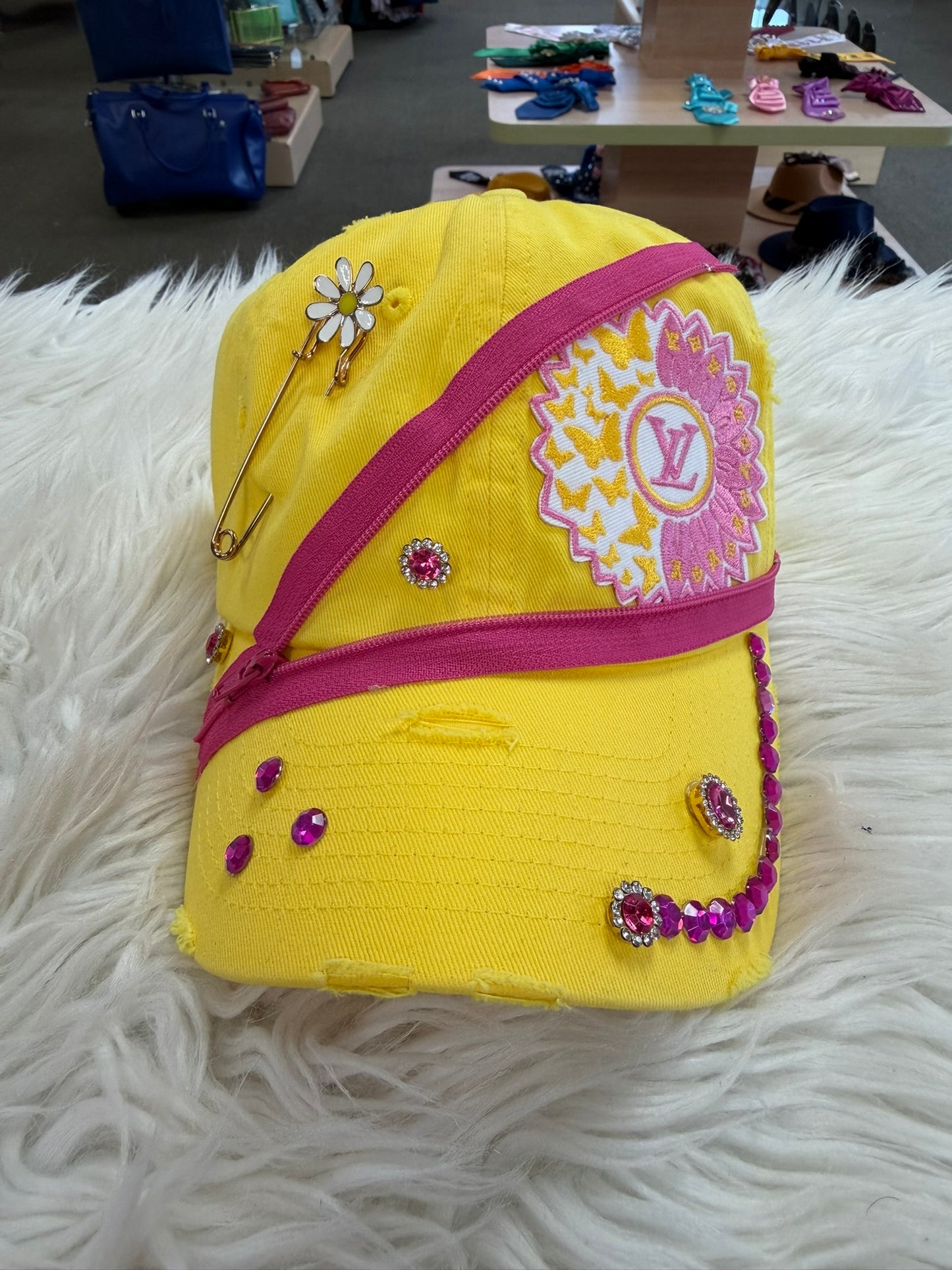 One-of-a-kind Junk Trucker Hats